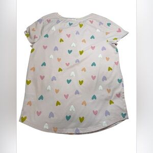Cat & Jack Girls Heart Print Tee – Size L (10/12)